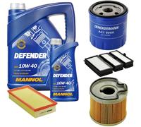 DENCKERMANN Controllo Set MANNOL 10W-40 6L Per Fiat Scudo Kasten 2.0 JTD