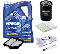 Denckermann Controllo Set mannol 10W-40 6L per Honda Civic VIII Berlina Di