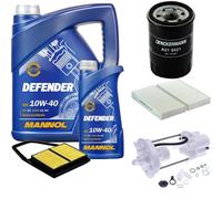 DENCKERMANN Controllo Set MANNOL 10W-40 6L Per Honda Civic VIII Stufenheck