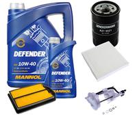 DENCKERMANN Controllo Set MANNOL 10W-40 6L Per Honda CR-V III 2.4I-VTEC 4WD