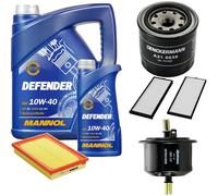 DENCKERMANN Controllo Set MANNOL 10W-40 6L Per Hyundai Accent II 1.3 1.5