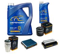 DENCKERMANN Controllo Set MANNOL 10W-40 6L Per Mazda 6 Station Wagon 2.0 Di
