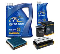 DENCKERMANN Controllo Set MANNOL 10W-40 6L Per Mazda 6 Station Wagon 2.0 Di