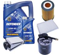 DENCKERMANN Controllo Set MANNOL 10W-40 6L Per Mercedes GLC 220 D 4MATIC