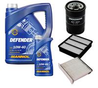 DENCKERMANN Controllo Set MANNOL 10W-40 6L Per Mitsubishi Lancer VII Station