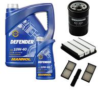 DENCKERMANN Controllo Set MANNOL 10W-40 6L Per Mitsubishi Pajero Pinin 1.8