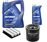 Denckermann Controllo Set mannol 10W-40 6L per Mitsubishi Space Runner 2.0