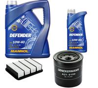 DENCKERMANN Controllo Set MANNOL 10W-40 6L Per Mitsubishi Space Runner 2.0