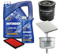 DENCKERMANN Controllo Set MANNOL 10W-40 6L Per Nissan Terrano II 2.4 4WD 2.4I