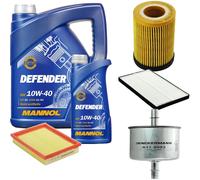 DENCKERMANN Controllo Set MANNOL 10W-40 6L Per Opel Corsa B 1.0I 12V 1.2I 16V