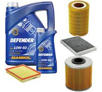 DENCKERMANN Controllo Set MANNOL 10W-40 6L Per Opel Zafira A 2.0 DTI 16V
