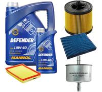 DENCKERMANN Controllo Set MANNOL 10W-40 6L Per Opel Zafira A 2.2 16V Astra G