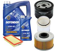 DENCKERMANN Controllo Set MANNOL 10W-40 6L Per Renault Kangoo Express D 65