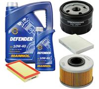 DENCKERMANN Controllo Set MANNOL 10W-40 6L Per Renault Kangoo Express D 65