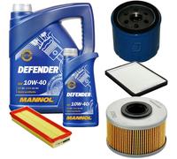 DENCKERMANN Controllo Set MANNOL 10W-40 6L Per Renault Megane I Grandtour 1.9