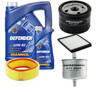 DENCKERMANN Controllo Set MANNOL 10W-40 6L Per Renault Megane Scenic 1.4I