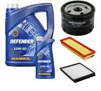 DENCKERMANN Controllo Set MANNOL 10W-40 6L Per Renault Megane Scenic 1.9 DTI