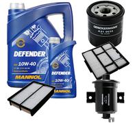 DENCKERMANN Controllo Set MANNOL 10W-40 6L Per Toyota Corolla Compact 1.6