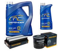 DENCKERMANN Controllo Set MANNOL 10W-40 6L Per Toyota Corolla Station Wagon