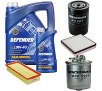 DENCKERMANN Controllo Set MANNOL 10W-40 6L Per VW Golf II 1.6 D Jetta