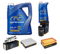 DENCKERMANN Controllo Set MANNOL 10W-40 6L Per VW Transporter V Furgone 2.0