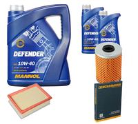 DENCKERMANN Controllo Set MANNOL 10W-40 7L Per BMW 3er Cabriolet 328i 320i