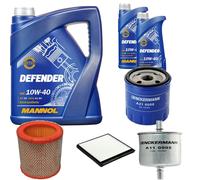 DENCKERMANN Controllo Set MANNOL 10W-40 7L Per Citroën Berlingo 1.4I 1.1I