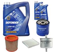 DENCKERMANN Controllo Set MANNOL 10W-40 7L Per Citroën Berlingo 1.4I 1.1I