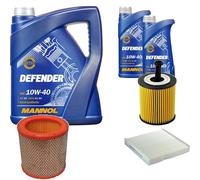 DENCKERMANN Controllo Set MANNOL 10W-40 7L Per Citroën Berlingo 1.4I 1.1I