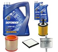 DENCKERMANN Controllo Set MANNOL 10W-40 7L Per Citroën Berlingo Kasten 1.1i