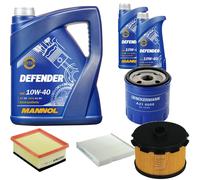 DENCKERMANN Controllo Set MANNOL 10W-40 7L Per Citroën Berlingo Kasten 1.9 D