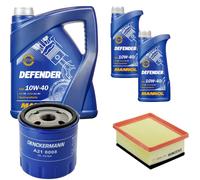 DENCKERMANN Controllo Set MANNOL 10W-40 7L Per Citroën Berlingo Kasten 2.0