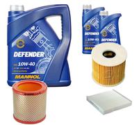 DENCKERMANN Controllo set MANNOL 10W-40 7L per Citroën Scatola Berlingo 1.1