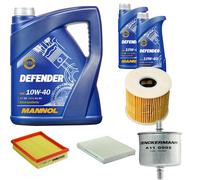 DENCKERMANN Controllo Set MANNOL 10W-40 7L Per Citroën Xsara Picasso 1.6