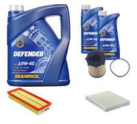 DENCKERMANN Controllo Set MANNOL 10W-40 7L Per Citroën Xsara Picasso 1.6 HDi
