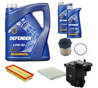 DENCKERMANN Controllo Set MANNOL 10W-40 7L Per Citroën Xsara Picasso 1.6 HDi