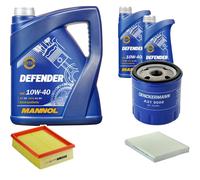 DENCKERMANN Controllo Set MANNOL 10W-40 7L Per Citroën Xsara Picasso 1.8 16V