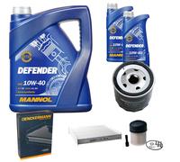 DENCKERMANN Controllo Set MANNOL 10W-40 7L Per Dacia Sandero II Logan MCV