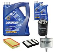 DENCKERMANN Controllo Set MANNOL 10W-40 7L Per Fiat Scudo Kasten 1.6 Citroën