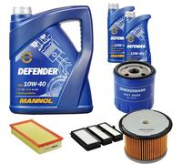 DENCKERMANN Controllo Set MANNOL 10W-40 7L Per Fiat Scudo Kasten 1.9 D