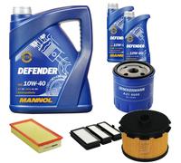 DENCKERMANN Controllo Set MANNOL 10W-40 7L Per Fiat Scudo Kasten 1.9 D