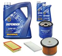 DENCKERMANN Controllo Set MANNOL 10W-40 7L Per Fiat Scudo Kasten 1.9 TD