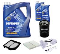 Denckermann Controllo Set mannol 10W-40 7L per Honda Civic VIII Berlina Di