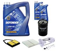 DENCKERMANN Controllo Set MANNOL 10W-40 7L Per Honda Civic VIII Stufenheck
