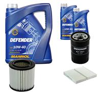 DENCKERMANN Controllo Set MANNOL 10W-40 7L Per Honda CR-V II 2.0 FR-V
