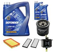 DENCKERMANN Controllo Set MANNOL 10W-40 7L Per Hyundai Accent II 1.3 1.5