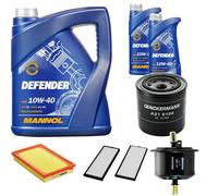 DENCKERMANN Controllo Set MANNOL 10W-40 7L Per Hyundai Accent II 1.3 1.5