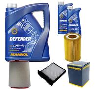 DENCKERMANN Controllo Set MANNOL 10W-40 7L Per Land Rover Freelander 2.0 TD4