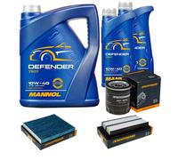 DENCKERMANN Controllo Set MANNOL 10W-40 7L Per Mazda 6 Kombi 2.0 MZR 1.8
