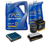 DENCKERMANN Controllo Set MANNOL 10W-40 7L Per Mazda 6 Station Wagon 2.0 Di